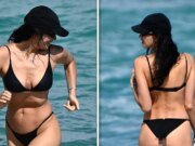 Irina Shayk hace alarde de su cuerpo en bikini durante un día de playa con su hija en Miami
