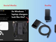 Microsoft rechaza “Cambiar a MacBook” por un adaptador compacto, dice una publicación viral en X Surface también tiene un cargador delgado