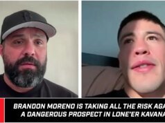 Brandon Moreno tuvo que dejar LEGO… literalmente salió de la habitación