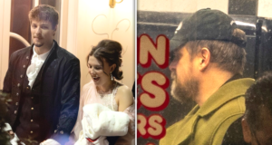 Millie Bobby Brown celebra su cumpleaños número 22, David Harbour asiste