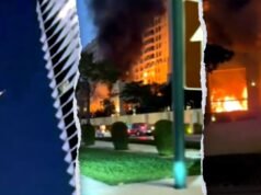 Cuatro heridos en incendio de hotel en Dubái tras ataque de Irán