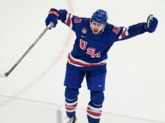 La reina Hughes llamó a Estados Unidos “el país más grande del mundo” después del ganador del juego.