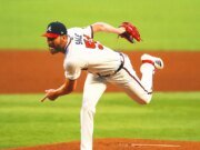 Chris Sale de los Bravos en el sistema ABS Challenge