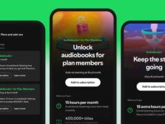 Spotify está avanzando hacia los libros con una función de descubrimiento de listas de audiolibros