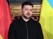 Los demócratas del Senado se reúnen con el presidente ucraniano Volodymyr Zelensky