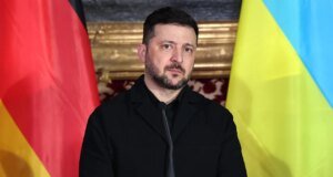 Los demócratas del Senado se reúnen con el presidente ucraniano Volodymyr Zelensky