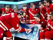 Vista del torneo de la NCAA de hockey masculino de Wisconsin sobre la victoria del estado de Michigan: galería de fotos