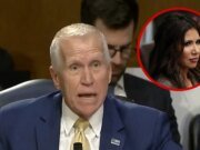El senador Thom Tillis critica a Christy Noem y compara los asesinatos de ICE con los perros que él mató