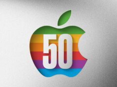 Aquí está la mercancía especial del 50 aniversario de Apple para los empleados