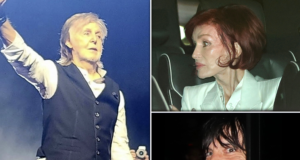 Paul McCartney actuó ante una multitud repleta de estrellas en el Teatro Fonda de Los Ángeles.