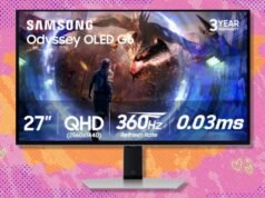 La mejor oferta en monitores de juegos: ahorre $ 200 en un Samsung Odyssey OLED G6 de 27 pulgadas