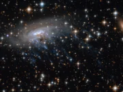 James Webb ve una galaxia con tentáculos en el espacio profundo