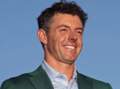 Un bolso tributo especial del Masters para la madre de Rory McIlroy. El hijo de Rosie se robó el show el domingo.