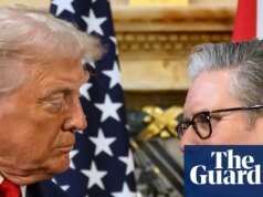 Trump afirmó que Starmer era débil porque se burló del primer ministro y del portaaviones del Reino Unido Donald Trump.