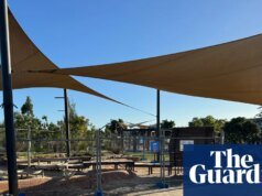 Wood encontró una ‘sustancia negra sangrante parecida al alquitrán’ después de que se reabre el patio de juegos de Sydney en el centro del escándalo del mantillo de amianto | contaminación