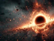 Un agujero negro despierta después de 100 millones de años y entra en erupción como un volcán cósmico