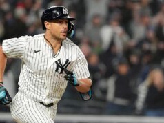 Noticias de MLB: Giancarlo Stanton de los Yankees se roba la primera base desde 2020