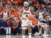 Keelan Boswell muestra atletismo, pero un tiro inestable, en el Draft Combine de la NBA de 2026