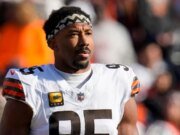 La ausencia de Myles Garrett es cada vez más difícil de ignorar para los Browns