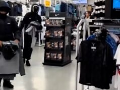 Las comerciantes son elogiadas por llevarse a los ladrones mientras saquean JD Sports.