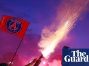 La policía de París arresta a más de 130 mientras los fanáticos del PSG celebran la victoria de la Liga de Campeones sobre el Arsenal | París