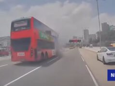 Conductor de autobús de KMB arrestado después de que una colisión en la autopista Tsing Kwai dejara 22 heridos