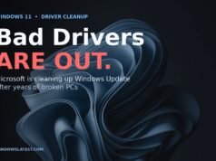 Microsoft está eliminando los malos controladores en las actualizaciones de Windows, admitiendo que las PC con Windows 11 han estado fallando durante años