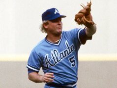 El gran Bob Horner de los Bravos murió a los 68 años, anunció el equipo