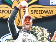 Felix Rosenqvist gana el final más cercano en la historia de la Indy 500 por 0,0233 segundos