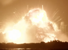 La prueba terrestre del cohete New Glen de Blue Origin termina en una ardiente explosión en Florida
