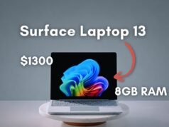Microsoft ha impulsado 16 GB de RAM para Windows 11 durante años y ahora vende una Surface Laptop de 8 GB por $ 1,299