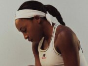 Coco Gauff estrena colaboración New Balance x Miu Miu para Wimbledon