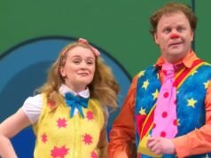 Los días felices de Mr Tumble: el ‘adicto al trabajo’ de la televisión infantil Justin Fletcher, de 55 años, sienta la cabeza con su novia coprotagonista Samantha Dorrance, de 34 años, después de rechazar la propuesta de matrimonio de los fanáticos después de 20 años.