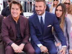 Sir David Beckham presenta su estrella en el Paseo de la Fama de Hollywood aplaudida por amigos de primer nivel y la elegante Spice