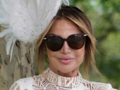 Lizzie Cundy ‘sorprendida’ al alejarse de Royal Ascot violando el estricto código de vestimenta cuando dice: ‘Lo siento si mi vestido ofende a alguien’