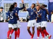 Francia vs Suecia – octavos de final de la Copa del Mundo en vivo: los favoritos del torneo se desbocan cuando Kylian Mbappé, Bradley Barkola y Michael Ollis se unen para tres goles en una exhibición clínica