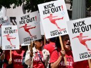 Los trabajadores del estadio SoFi pueden hacer huelga días antes del partido de la Copa del Mundo por preocupaciones de ICE