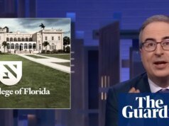 John Oliver sobre la adquisición de Maga por parte de New College: ‘más sobre posturas políticas que sobre vidas estudiantiles’ | Televisión y radio