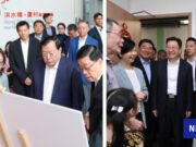 El máximo funcionario de Beijing en Hong Kong visitó el proyecto de viviendas temporales