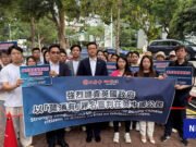 Grupos pro-Beijing se manifiestan frente al consulado del Reino Unido en Hong Kong