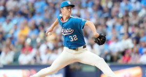 Jakub Misiorowski estableció un récord de velocidad en la MLB durante una blanqueada de juego completo