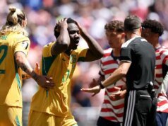 Estrellas y entrenadores australianos critican al árbitro tras la derrota por 2-0 ante Estados Unidos en la Copa del Mundo