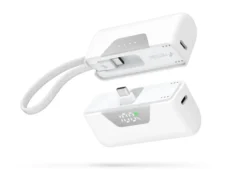 SharePower es una power bank magnética que se pliega por la mitad para que puedas compartir la carga