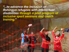 Promover la inclusión de los refugiados rohingya con discapacidad a través del deporte en Bangladesh