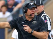 La mayor preocupación es que nadie defiende el fútbol de Purdue.