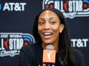 El bloqueo accidental de A’ja Wilson a Angel Reese lo dijo todo sobre el Juego de Estrellas de la WNBA