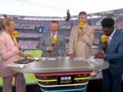 La BBC gana la batalla de ratings de la Copa del Mundo con ITV: la BBC cuenta con cuatro veces más espectadores que su rival de transmisión después de cerrar el trabajo desde el estudio casero para la final de Nueva York.