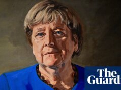 Retrato de Angela Merkel presentado en el museo de Berlín Angela Merkel