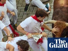 Británico herido en encierro de toros en Pamplona, España