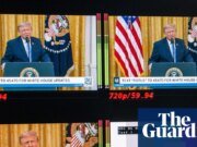 Las cadenas de televisión estadounidenses divididas sobre la transmisión del discurso de Trump centrado en las elecciones